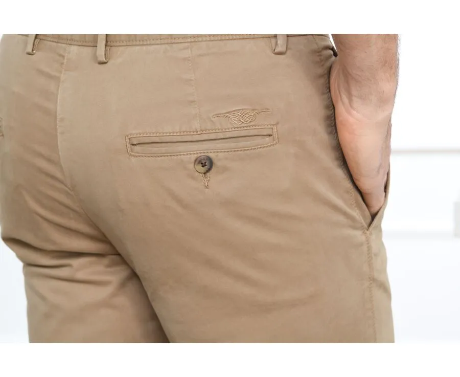 Bronze Chino trousers for men  - KEATON