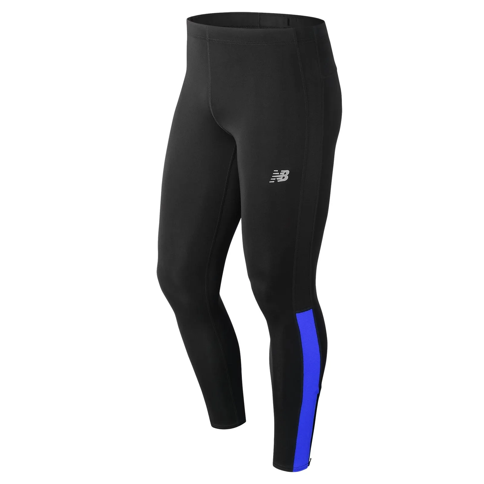 Calza Larga Hombre New Balance Tights Accelerate Negra/Azul