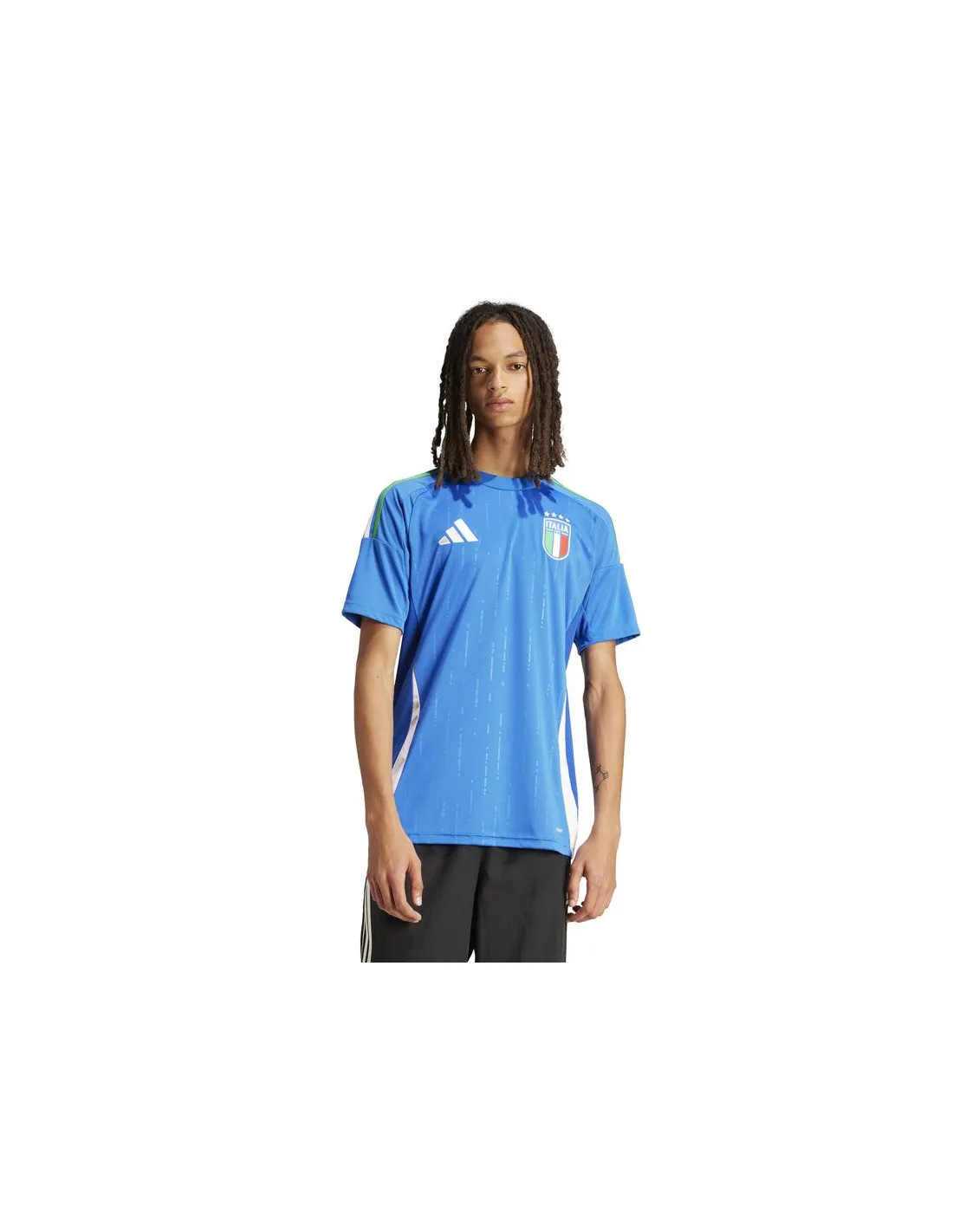 Camiseta de Fútbol adidas Primera Equipación Italia 24 Hombre Azul