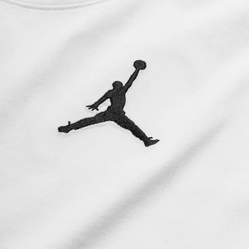 CAMISETA JORDAN JUMPMAN AIR EMBROIDERED BLANCA (JUNIOR)