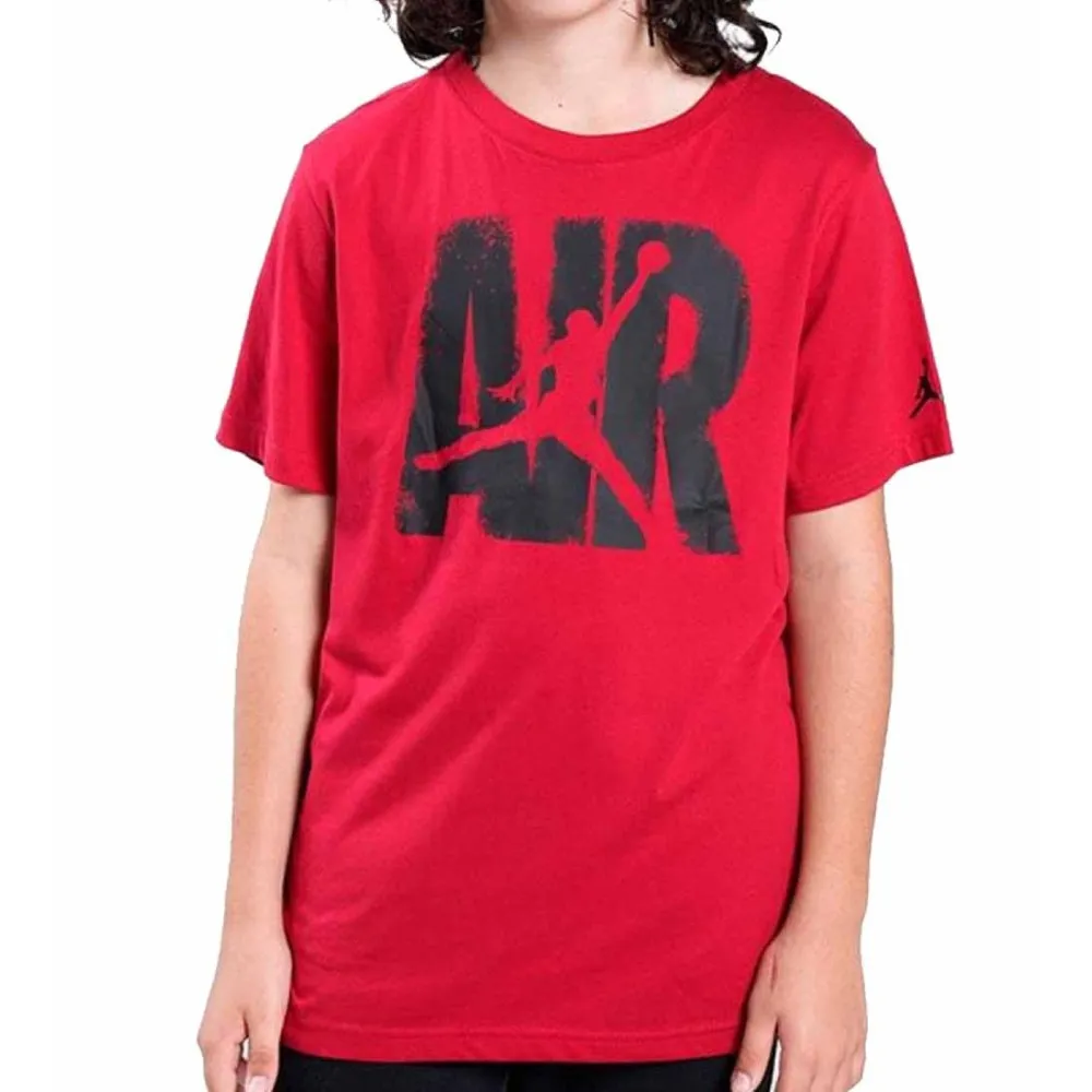 Camiseta Junior Air Jordan Jumpman Air Out Red