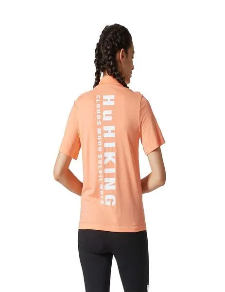 Camiseta Mujer  Adidas HN TSHIRT LOGO Coral