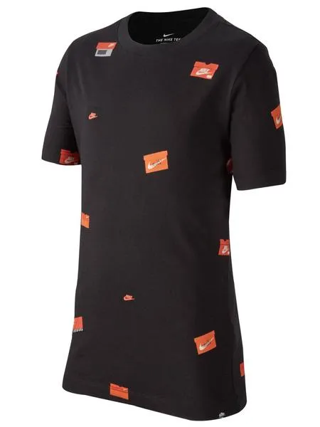 camiseta nike negro niño