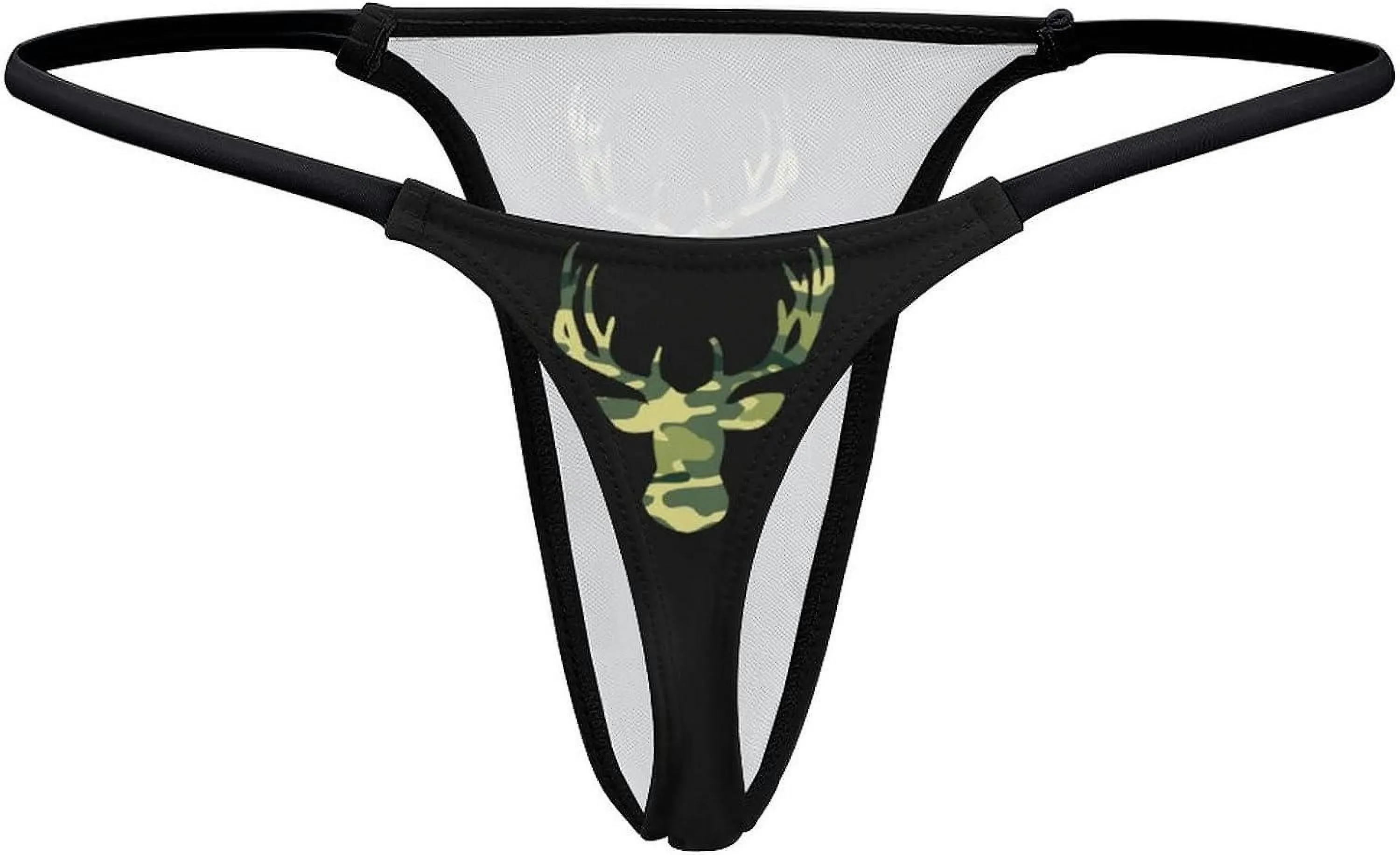 Camo Archery Deer G-String Thongs Women's T-Back Underwear Panty-WE560