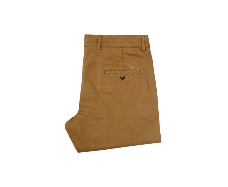 Caramel Chino trousers for men - NIGEL II