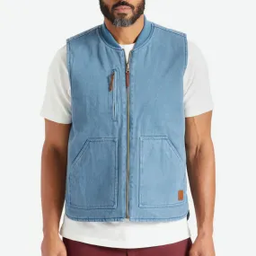 Chaqueta Brixton: Abraham Rev Vest (Indian Teal)