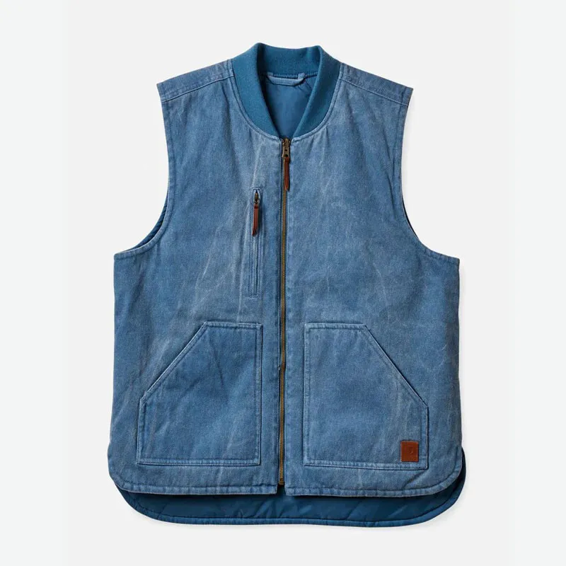 Chaqueta Brixton: Abraham Rev Vest (Indian Teal)