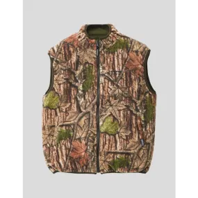 CHAQUETA  REVERSIBLE FLEECE VEST  LEAF CAMO