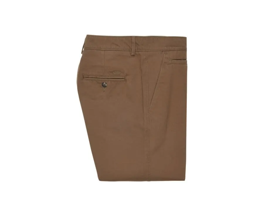 Chocolate Chino trousers for men - NIGEL II