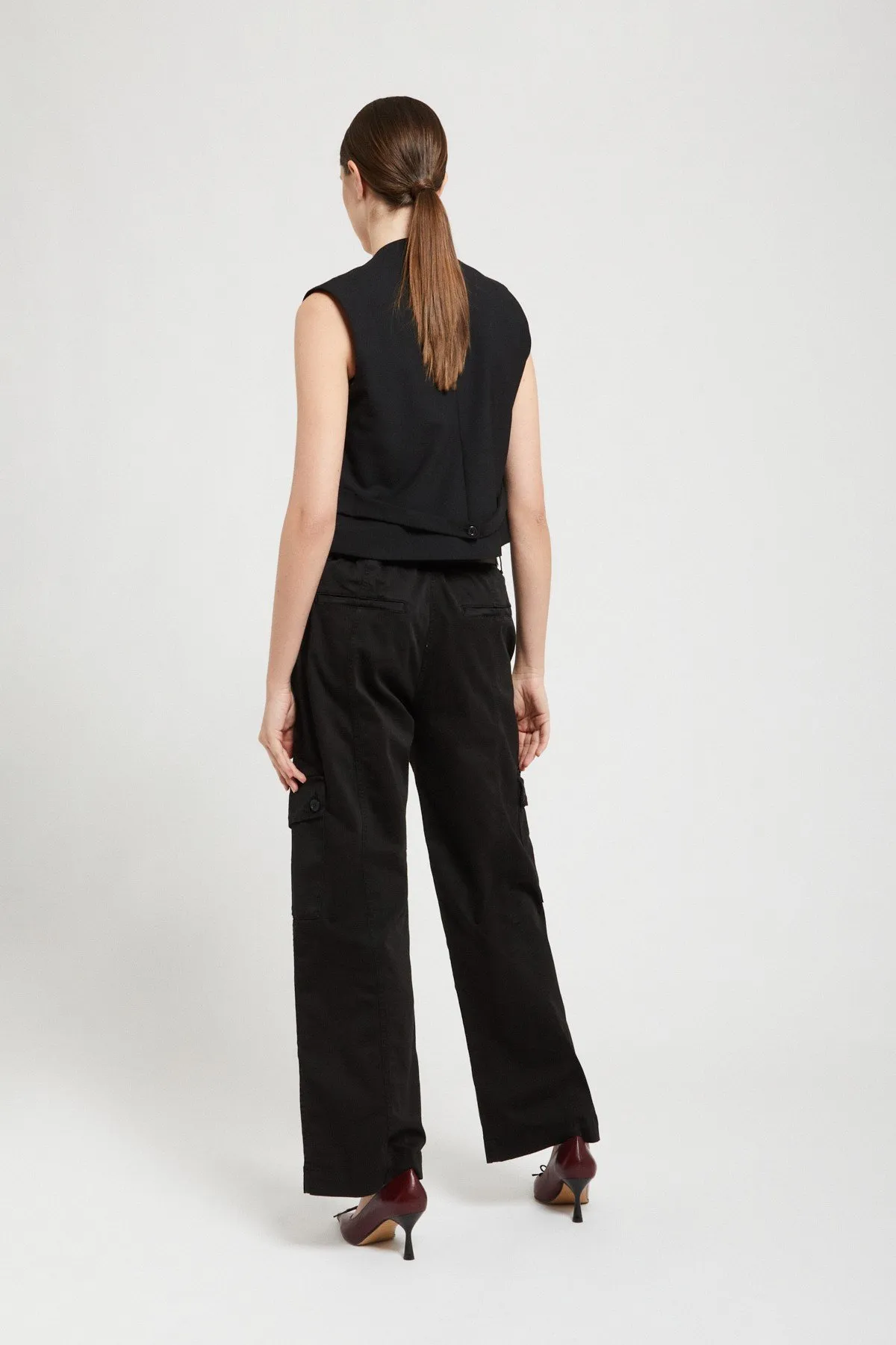 Cotton cargo trousers