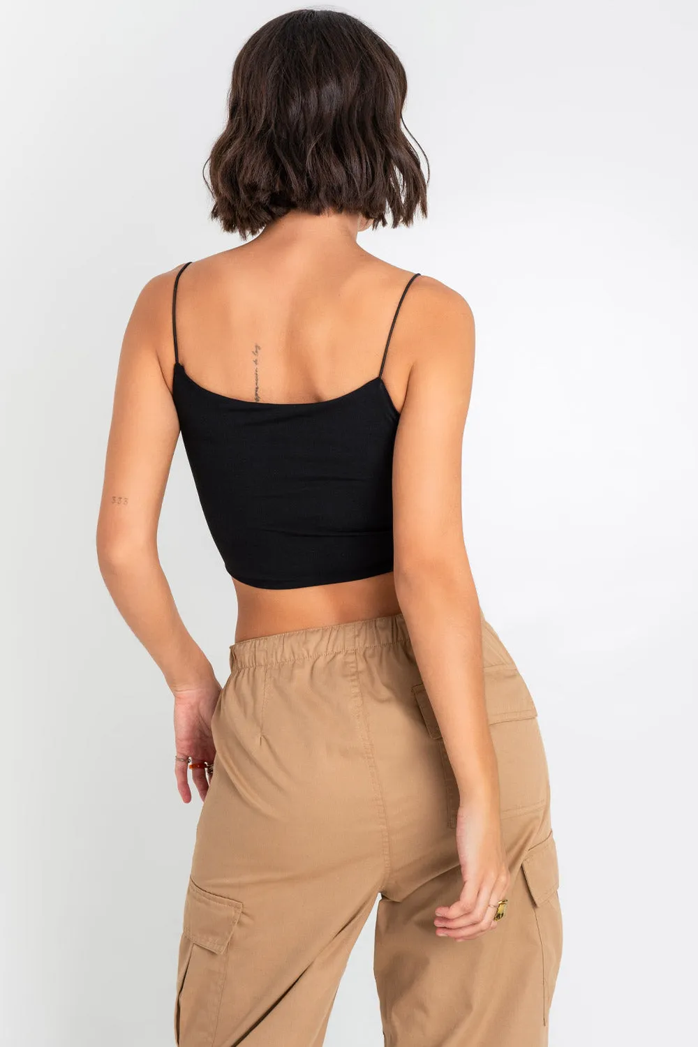 Crop top tirantes