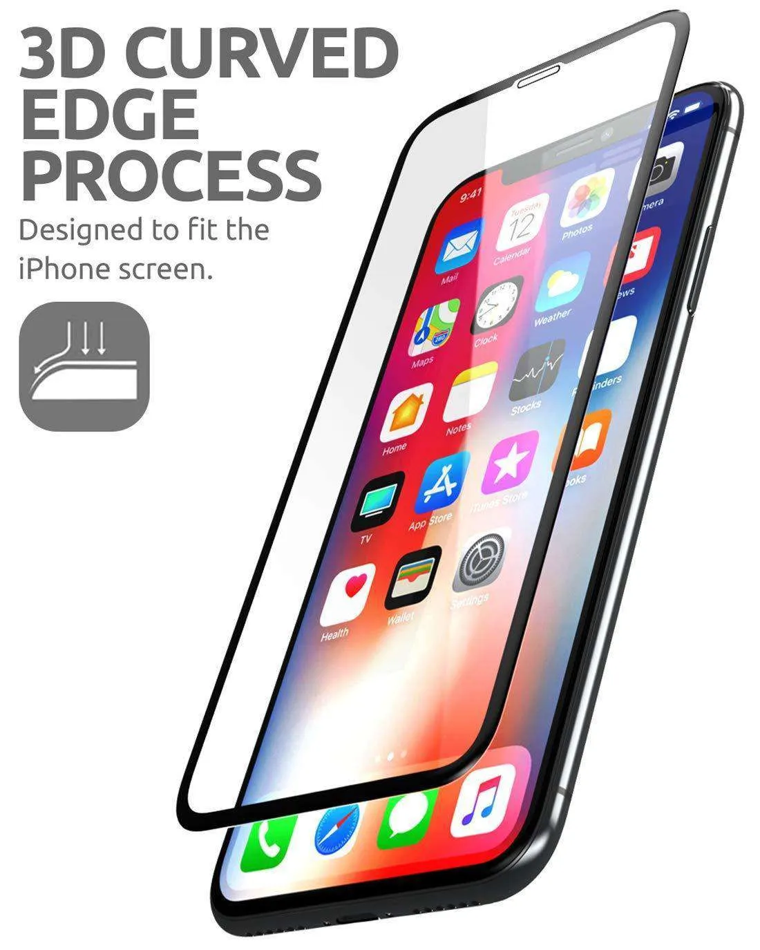 Curved Tempered Glass Screen Protector for iPhone 11 Pro Max