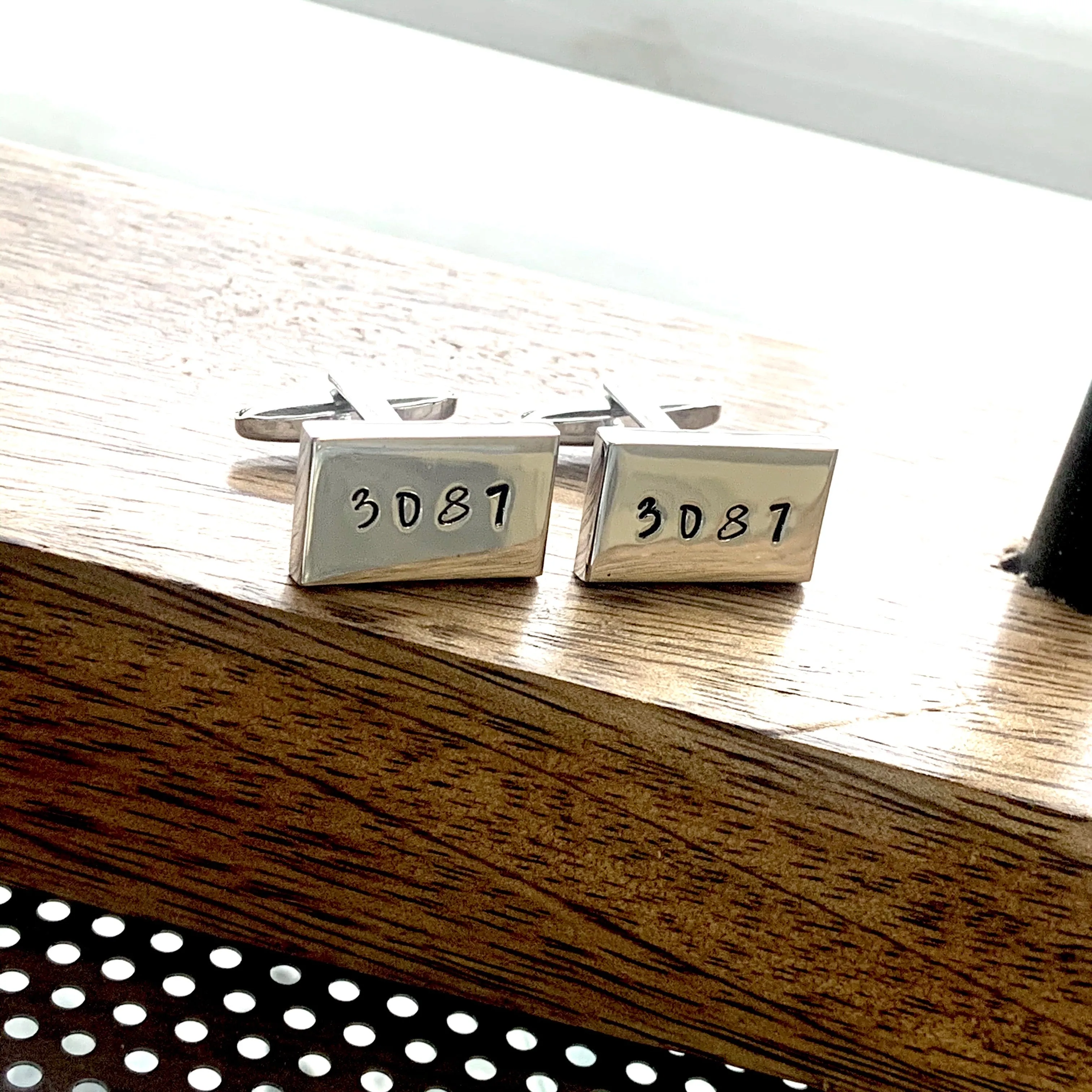 CUSTOM STAINLESS STEEL CUFF LINKS