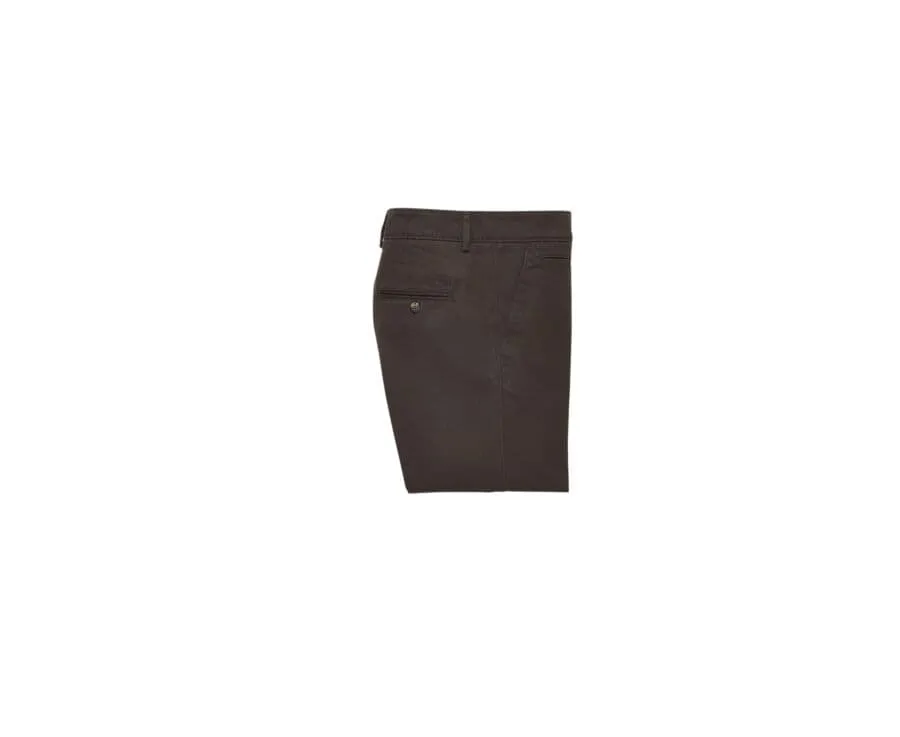 Dark Brown Chino trousers for men - NIGEL II