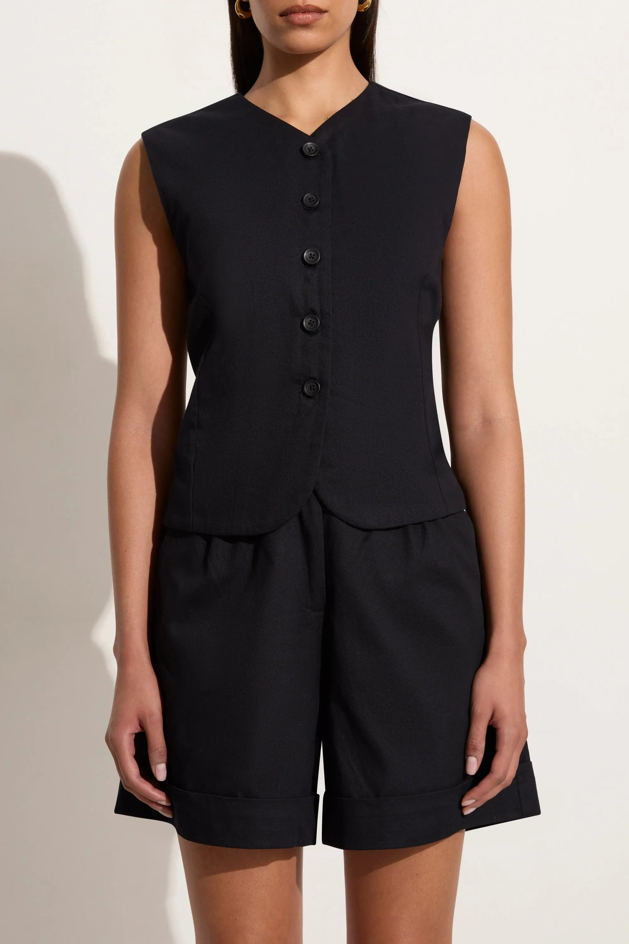 Delfina Vest Black