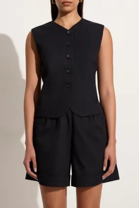 Delfina Vest Black