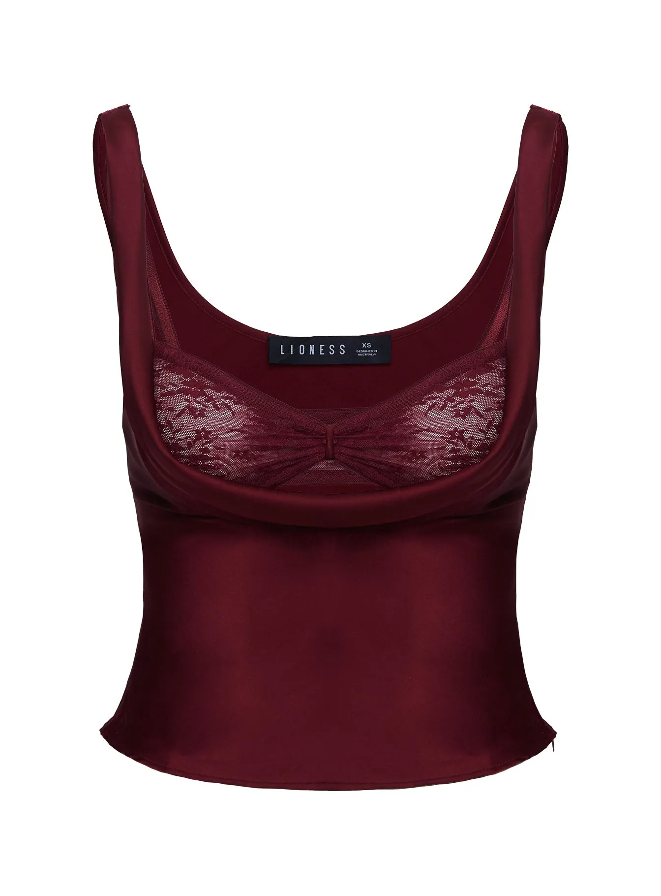 Delilah Top Burgundy