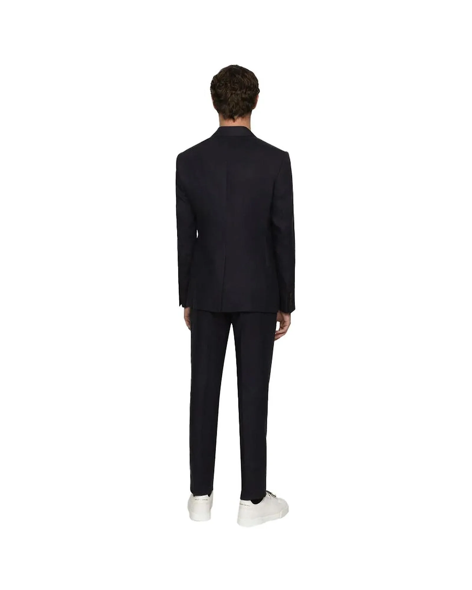 Dolce & Gabbana Double-Breasted Linen Suit with Jacket and Trousers