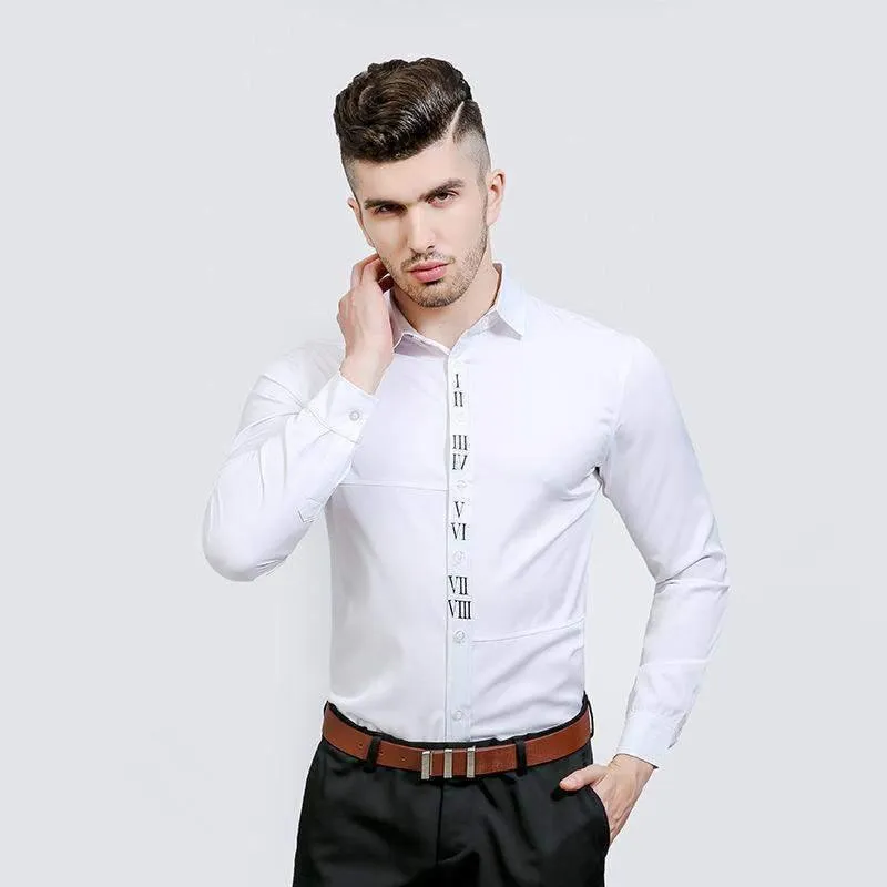 Dress Shirts For Men, Fashion Design Slim Fit Casual Shirt