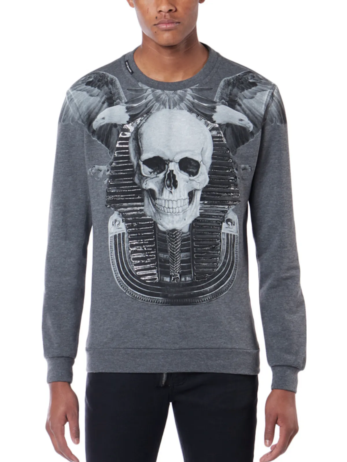 Egypt Skull Hoodie | GREY