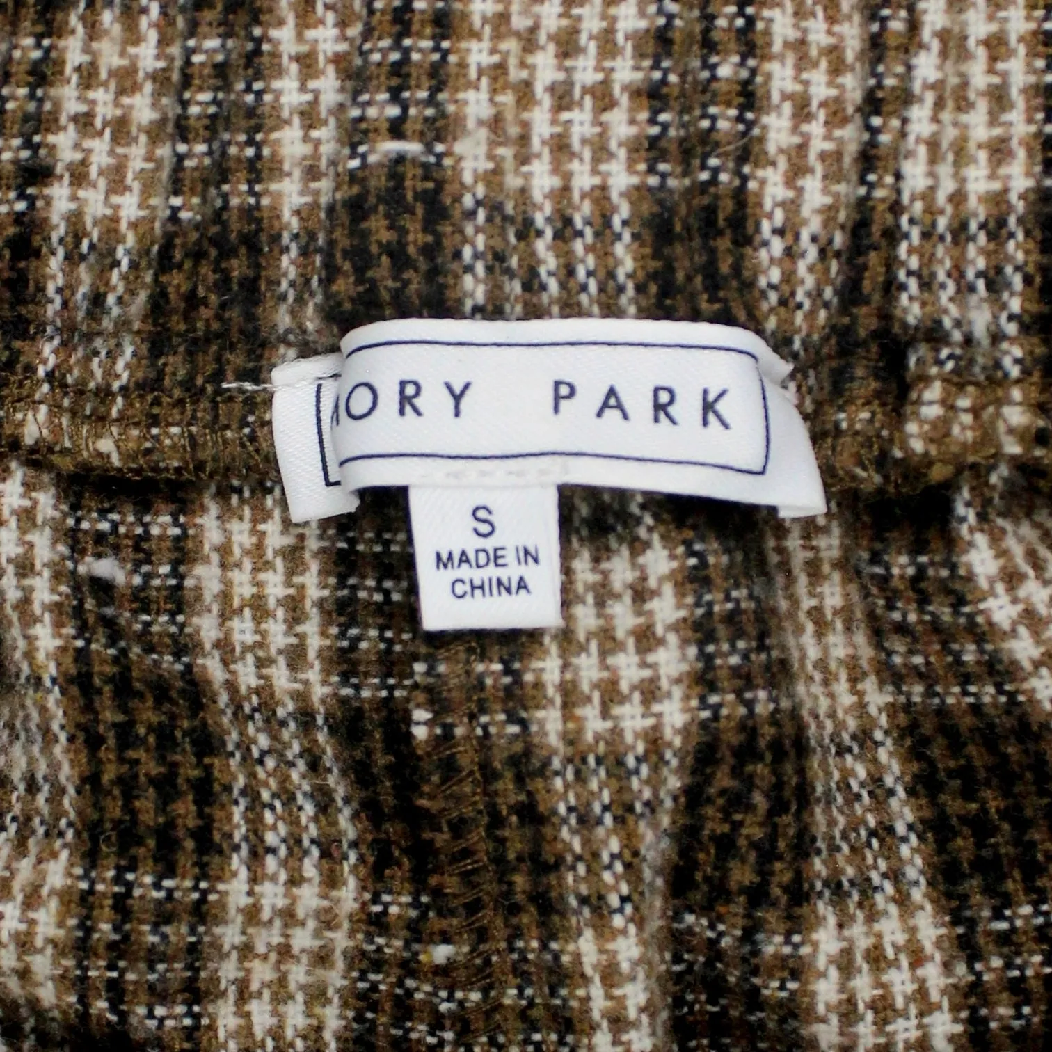 Emory Park Brown Check Trousers