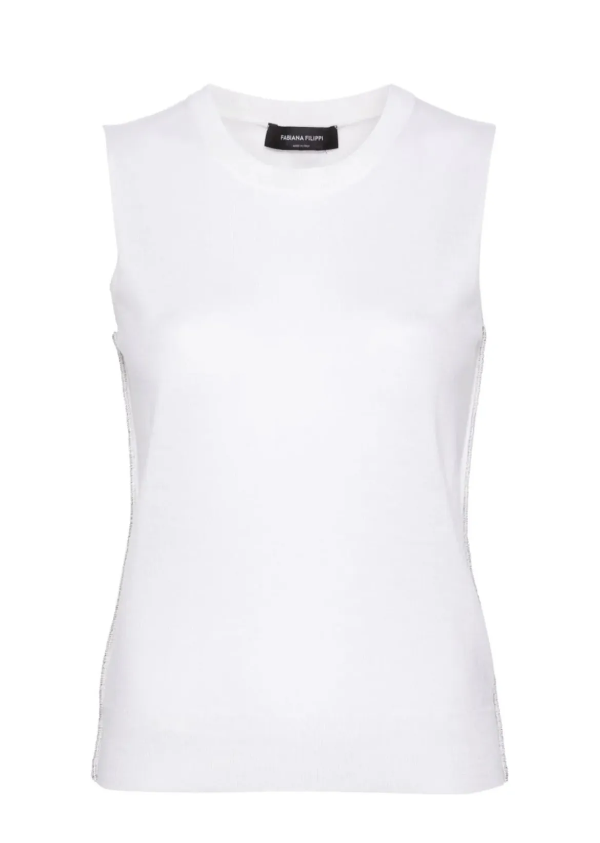 FABIANA FILIPPI  |Casual Style Sleeveless U-Neck Plain Elegant Style