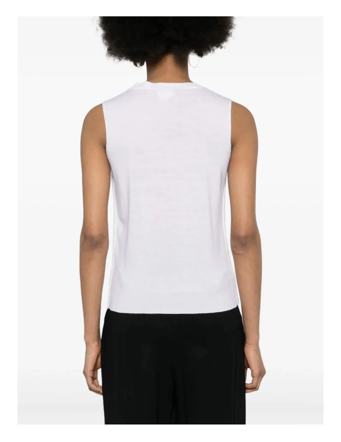 FABIANA FILIPPI  |Casual Style Sleeveless U-Neck Plain Elegant Style