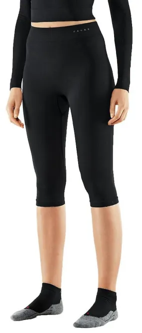 Falke Maximum Warm 3/4 Training Tights - Black