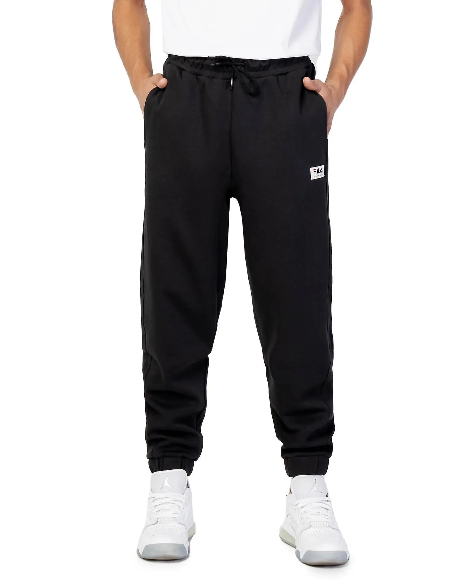 Fila Cotton Trousers with Side Pockets