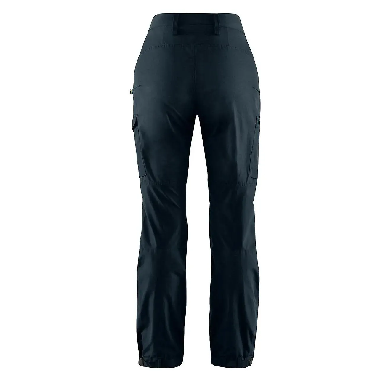 Fjallraven womens kaipak curved trousers dark navy