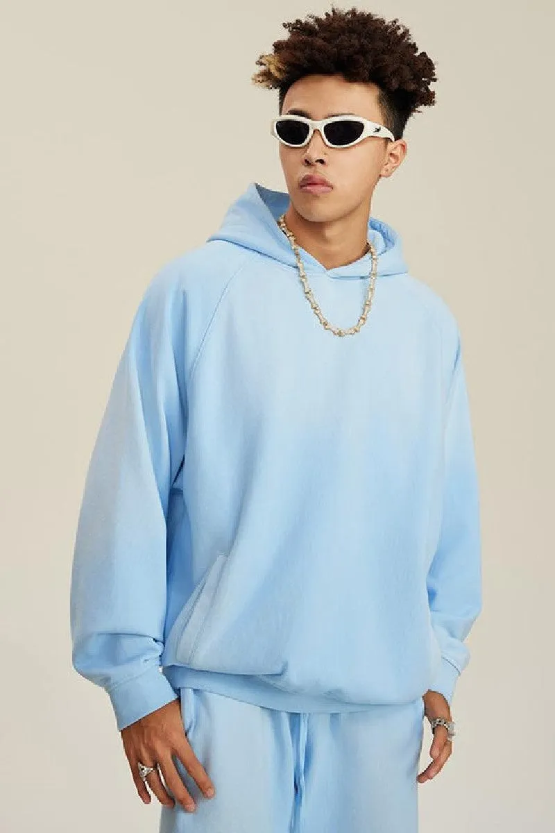 Fleece Gradient Washed Hoodie