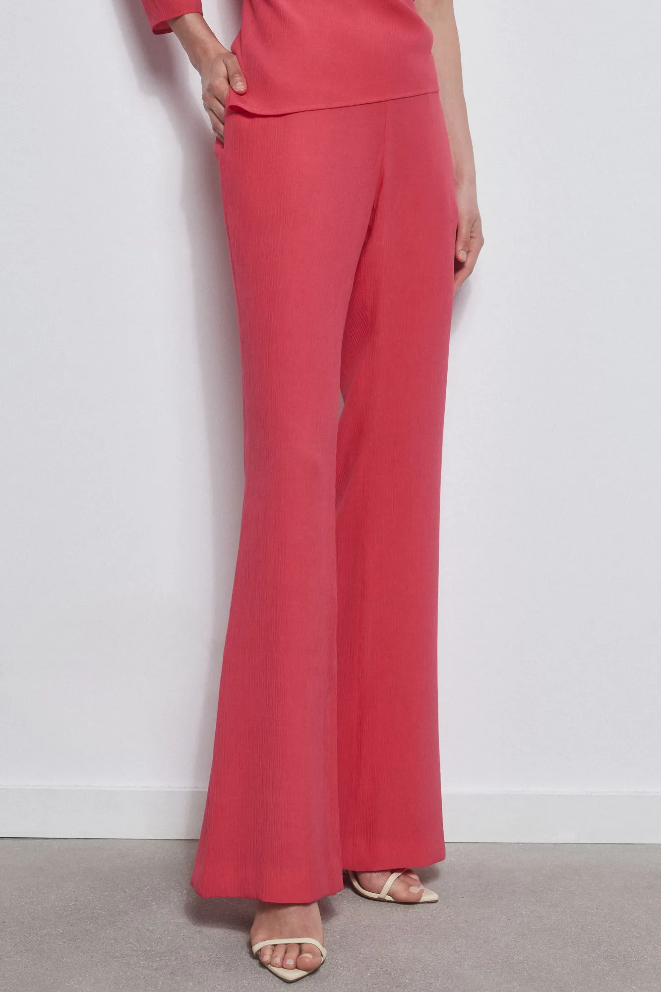 Floaty flare trousers