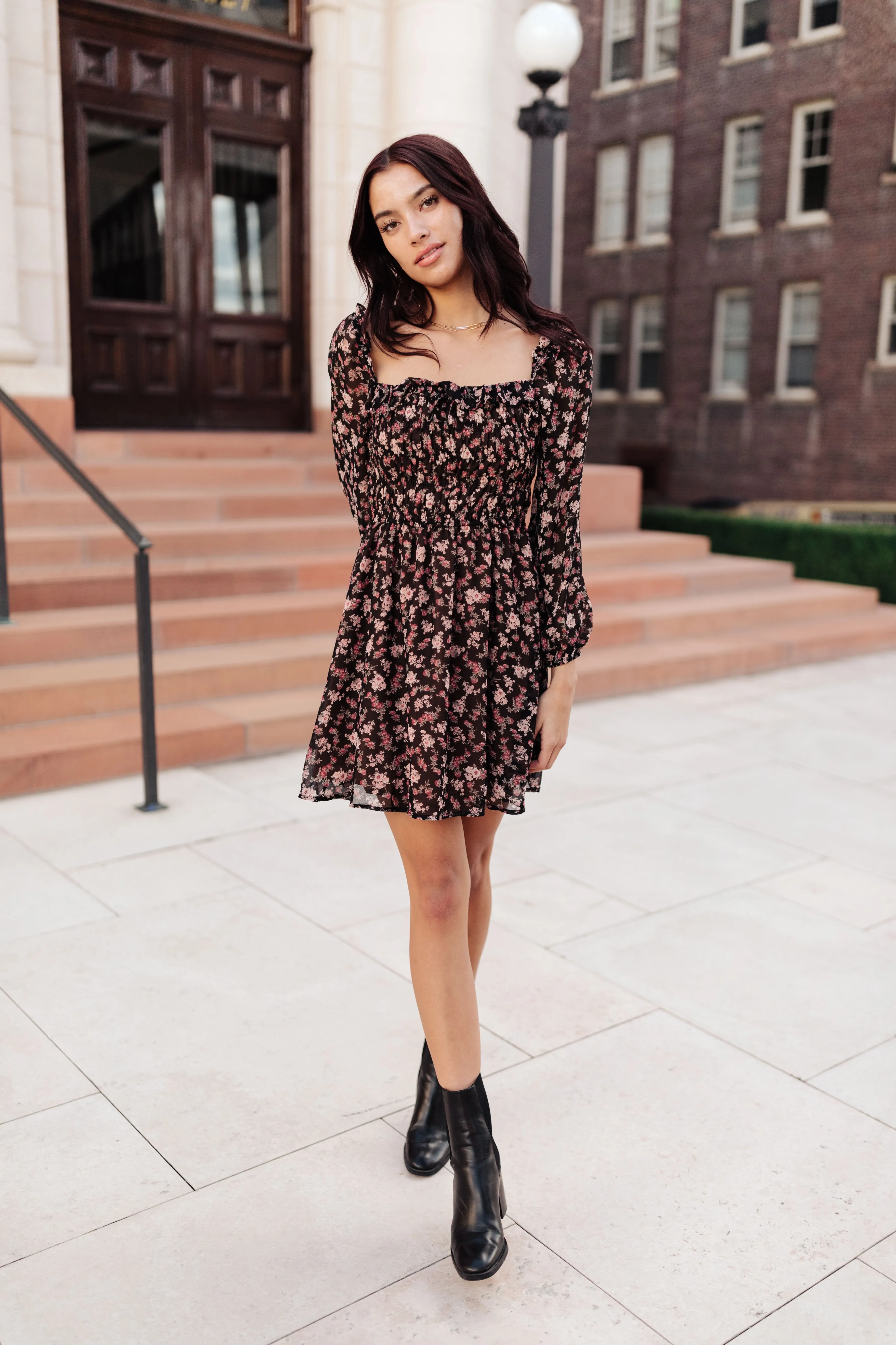 Floral Mini Dress