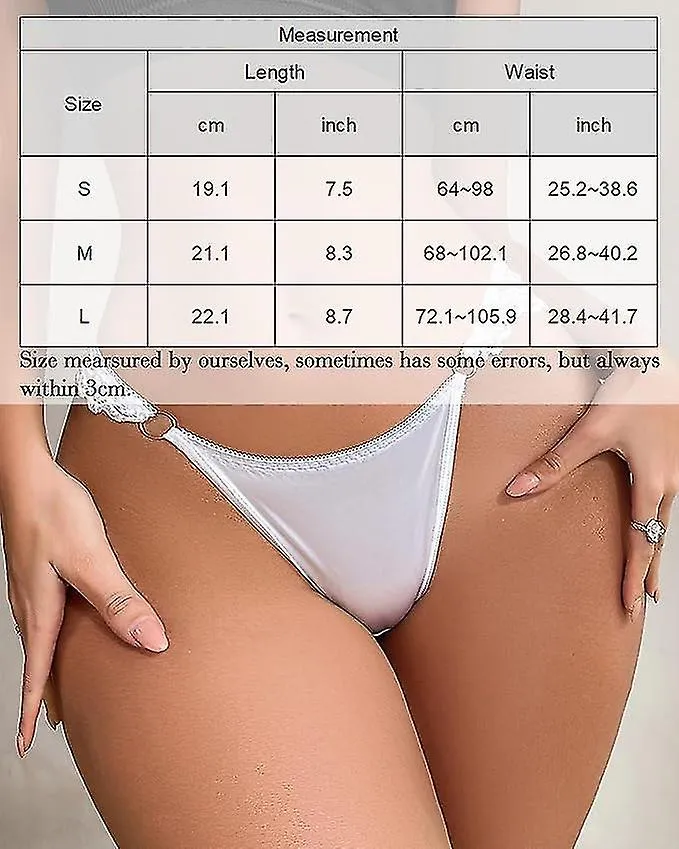 G String Thongs for Women Underwear Floral Lace Thongs Mid Waist Panties Briefs-In stock