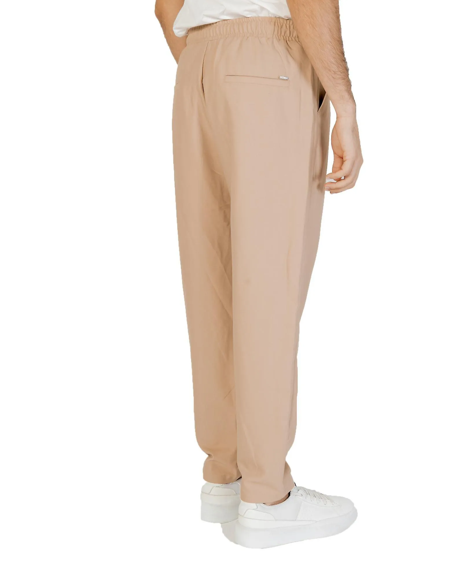 Gianni Lupo Lace-Up  Trousers with Front and Back Pockets