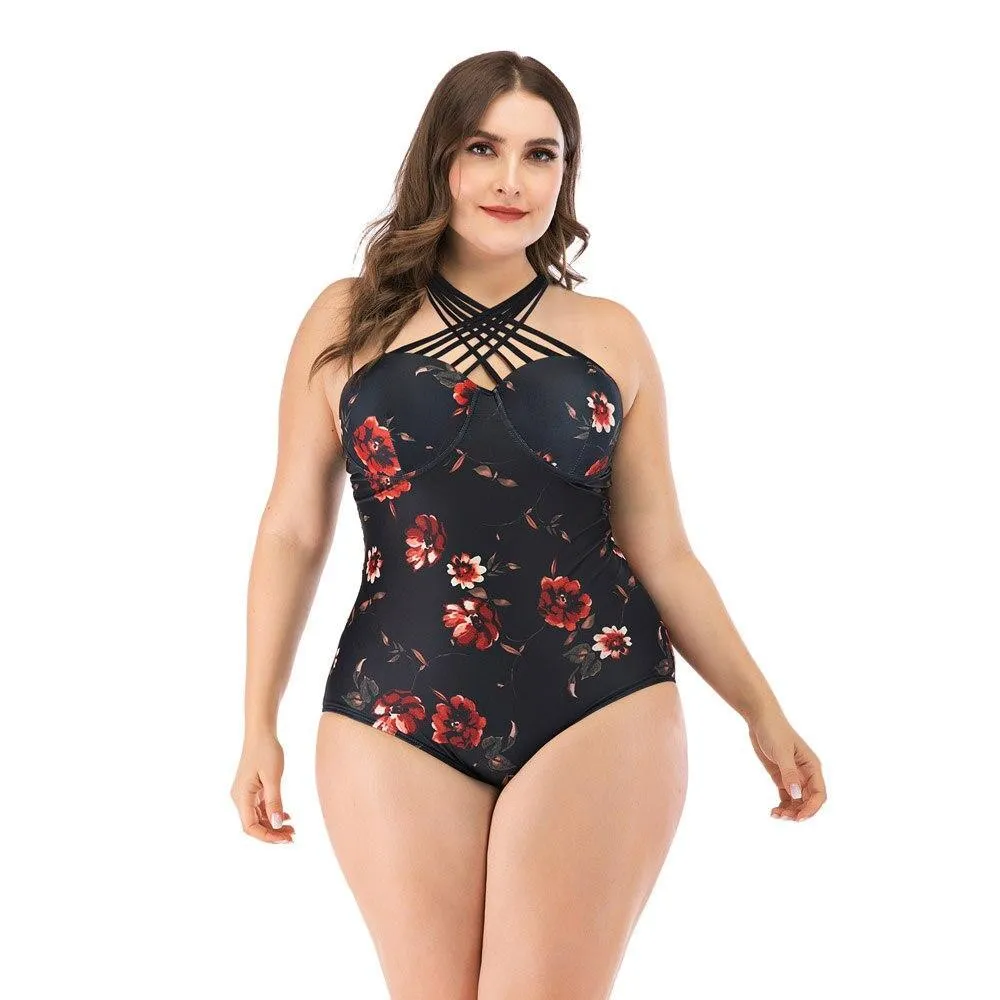 Honolulu Floral Plus Size Swimwear