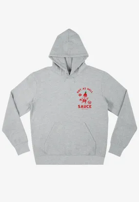 Hot Sauce Graphic Hoodie In Grey