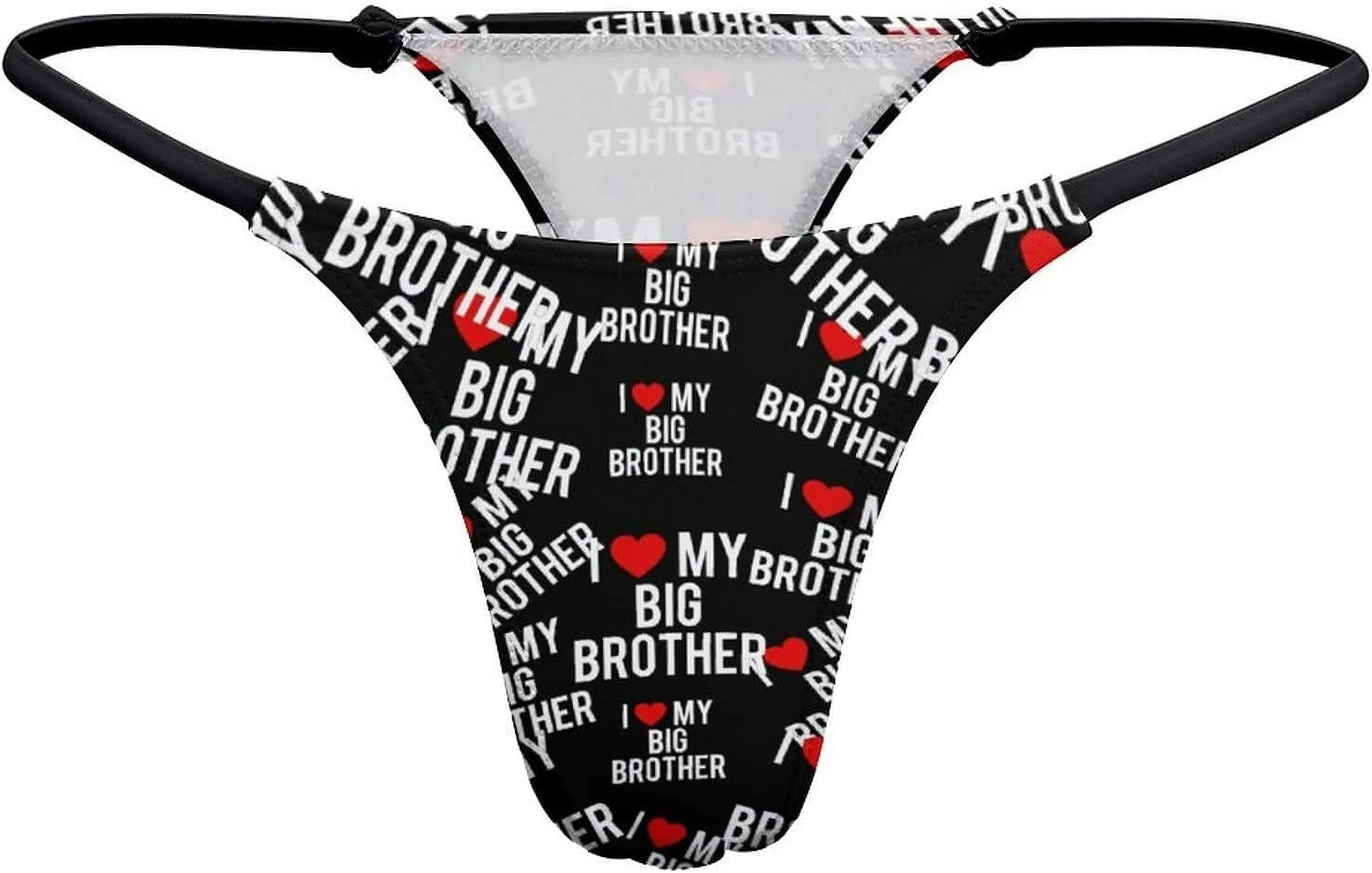 I Love My Big Brother G-String Thongs Women's T-Back Underwear PantyGT-105