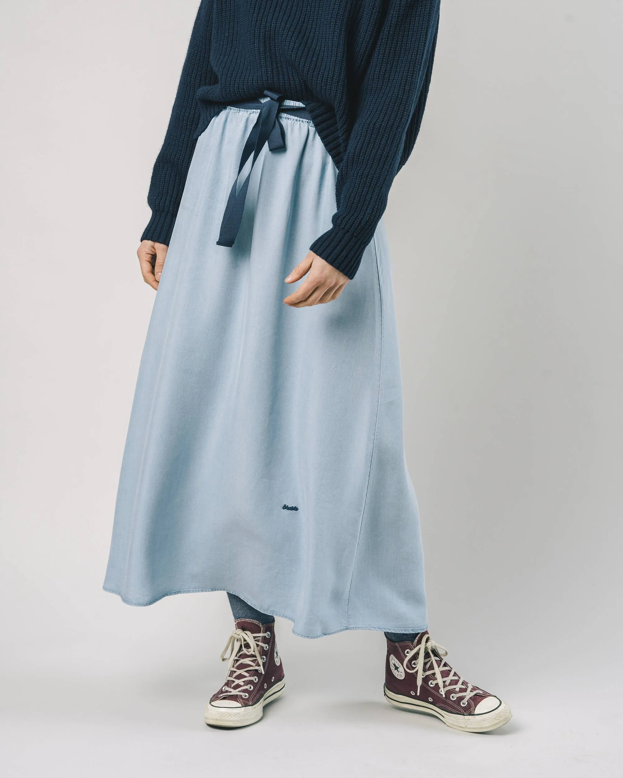 Indigo Tencel Skirt Denim