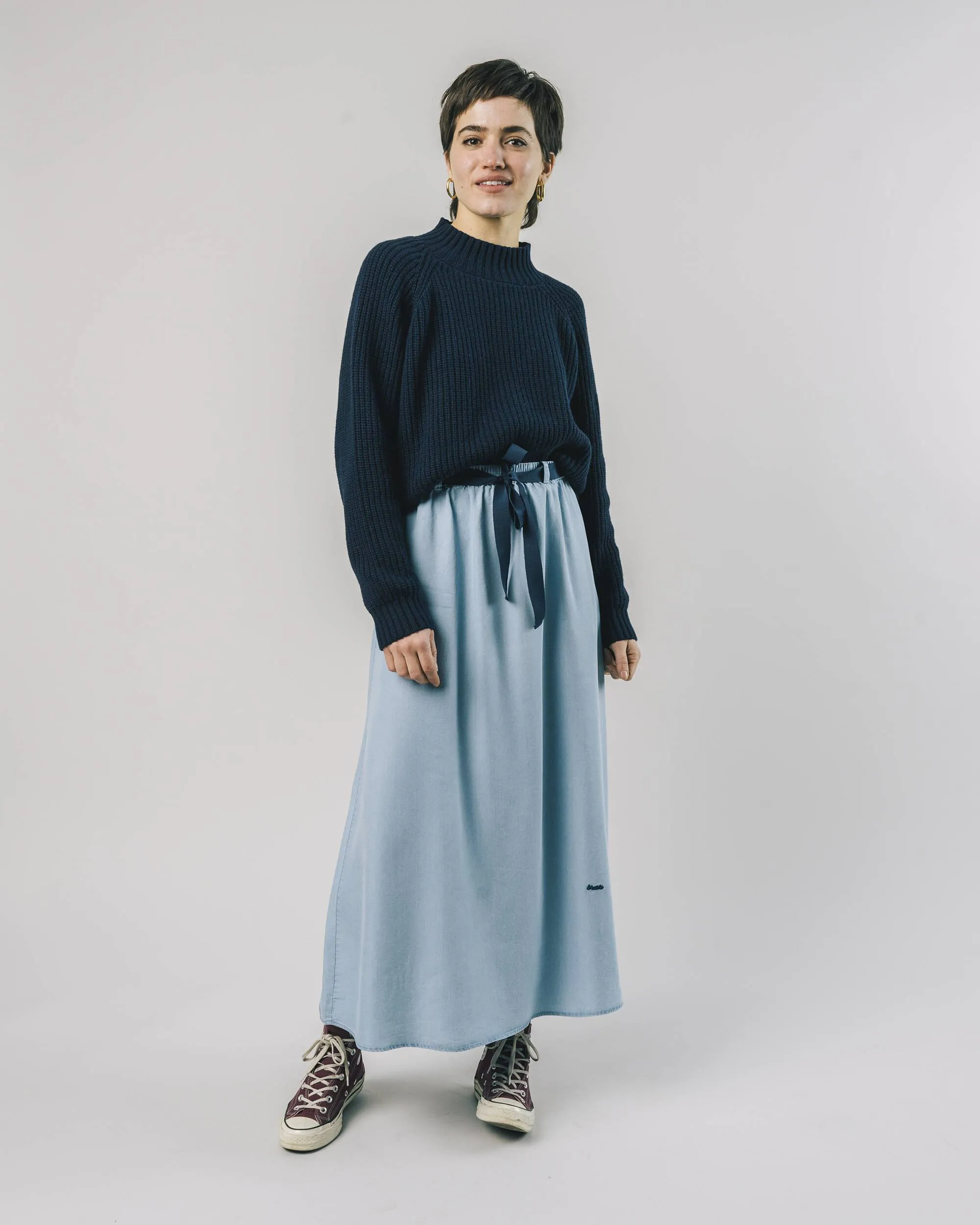 Indigo Tencel Skirt Denim