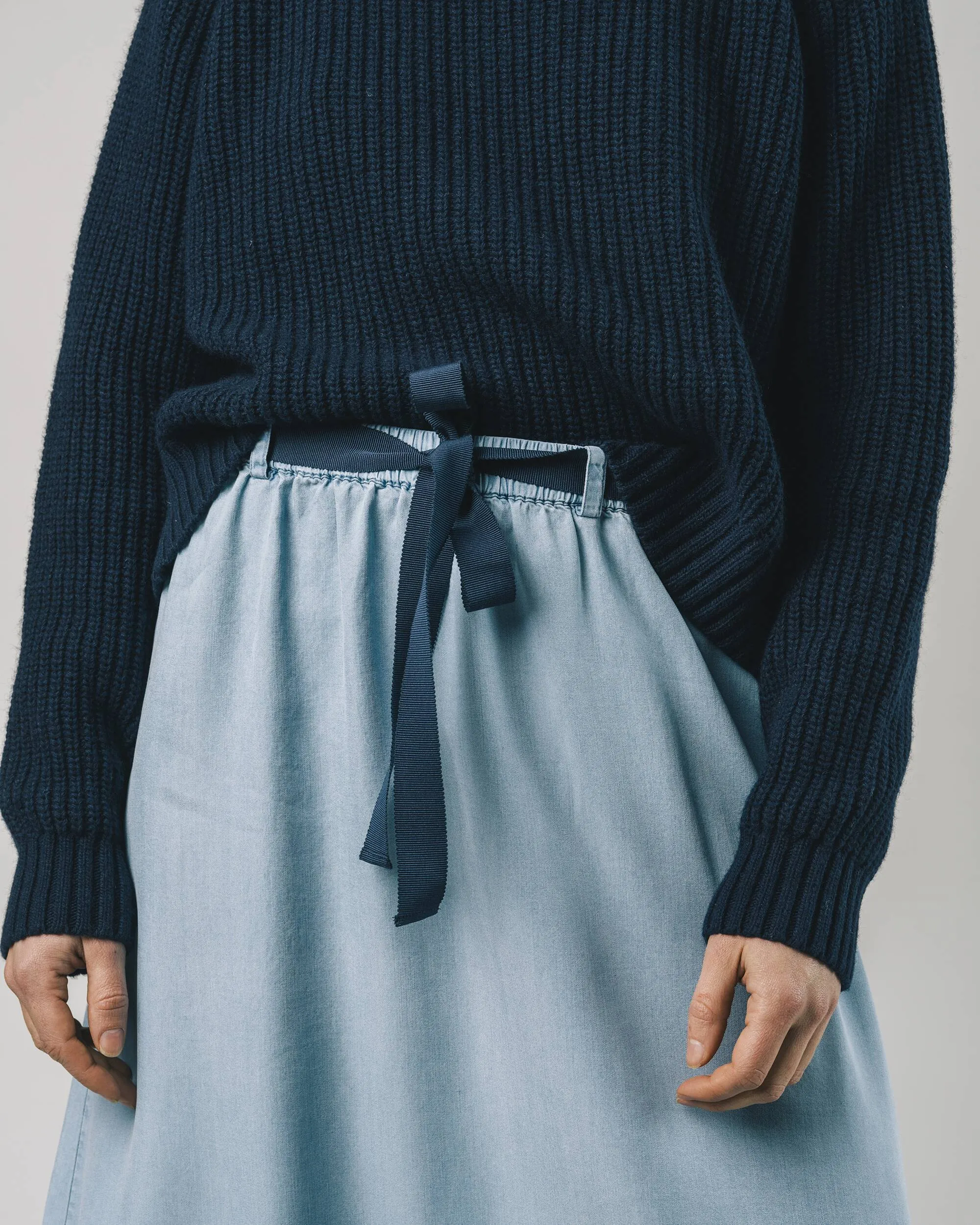 Indigo Tencel Skirt Denim