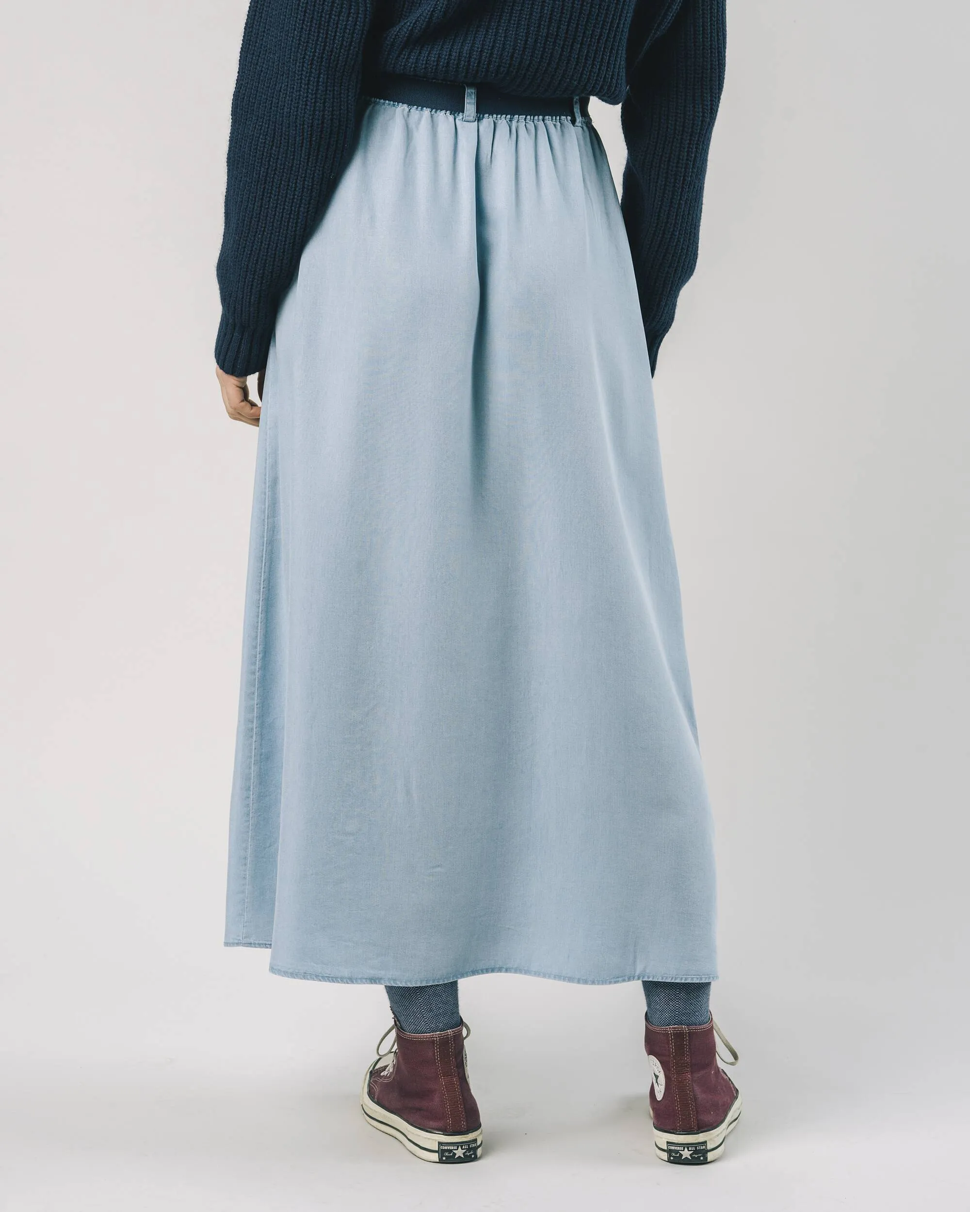 Indigo Tencel Skirt Denim