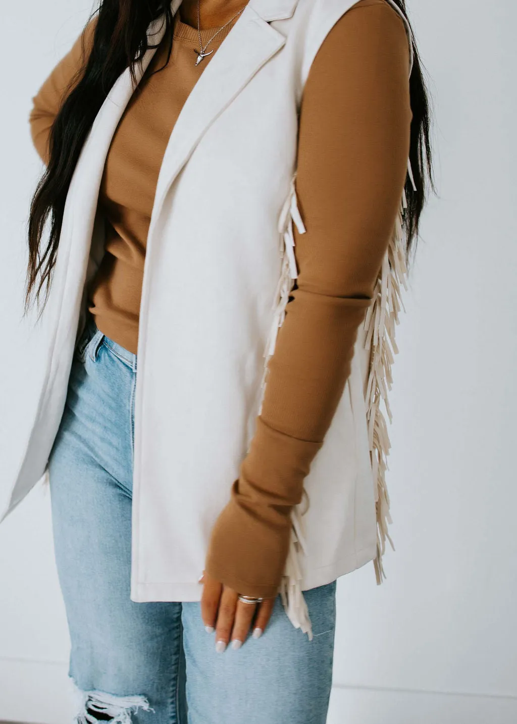 Izzy Fringe Vest