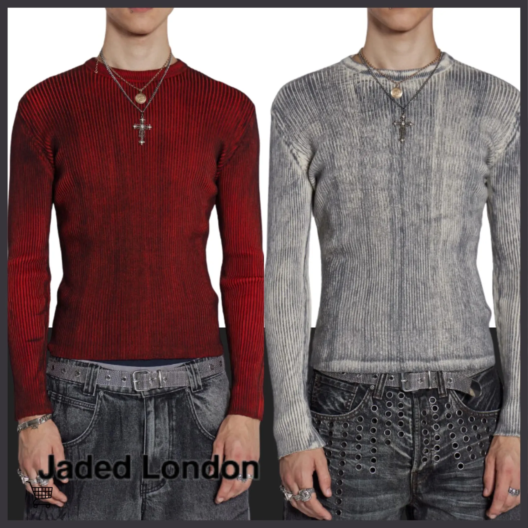 JADED LONDON  |Casual Style Unisex Street Style Long Sleeves Plain