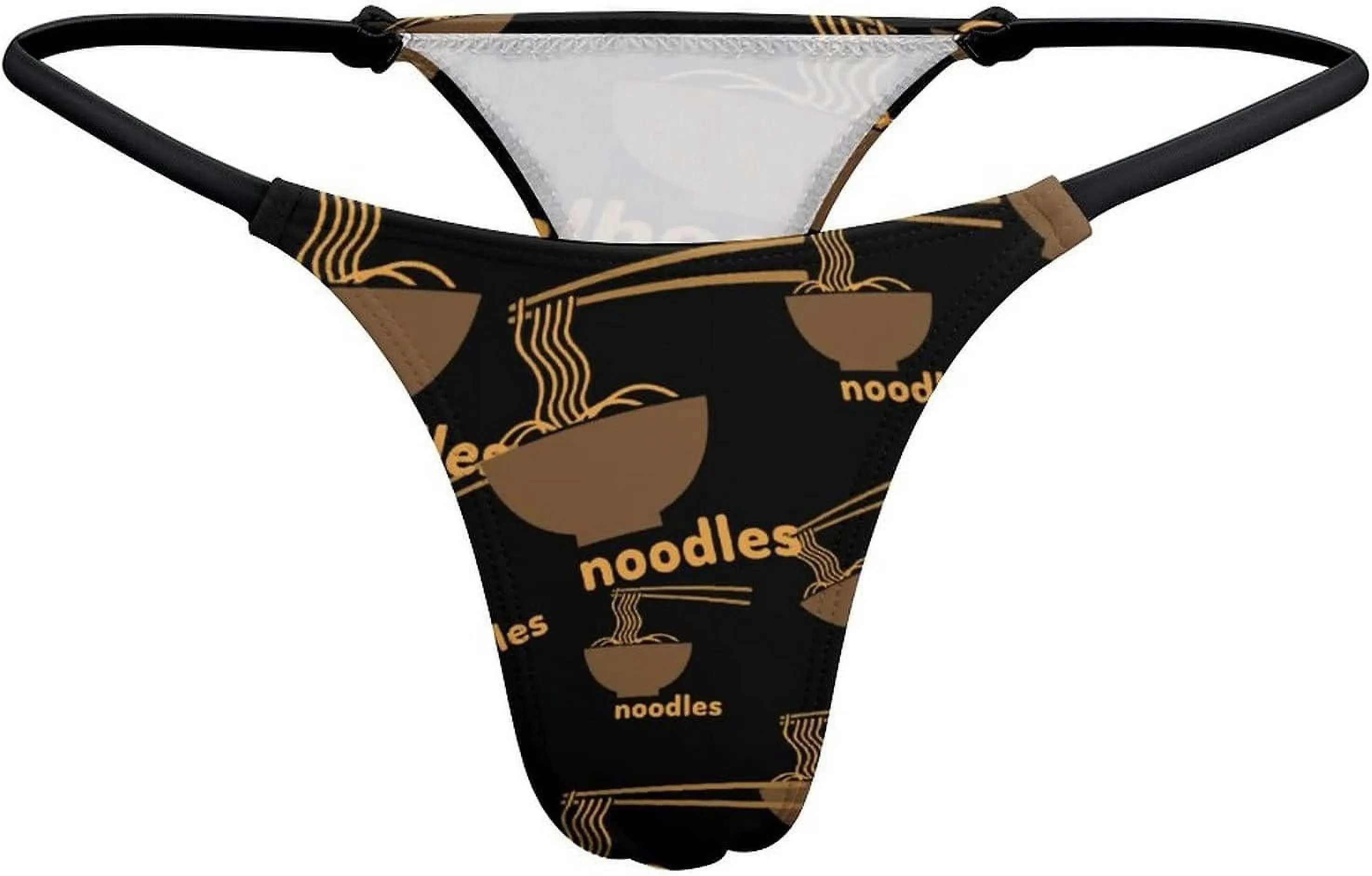 Japanese Ramen Noodles G-String Thongs Women's T-Back Underwear Panty-WE584