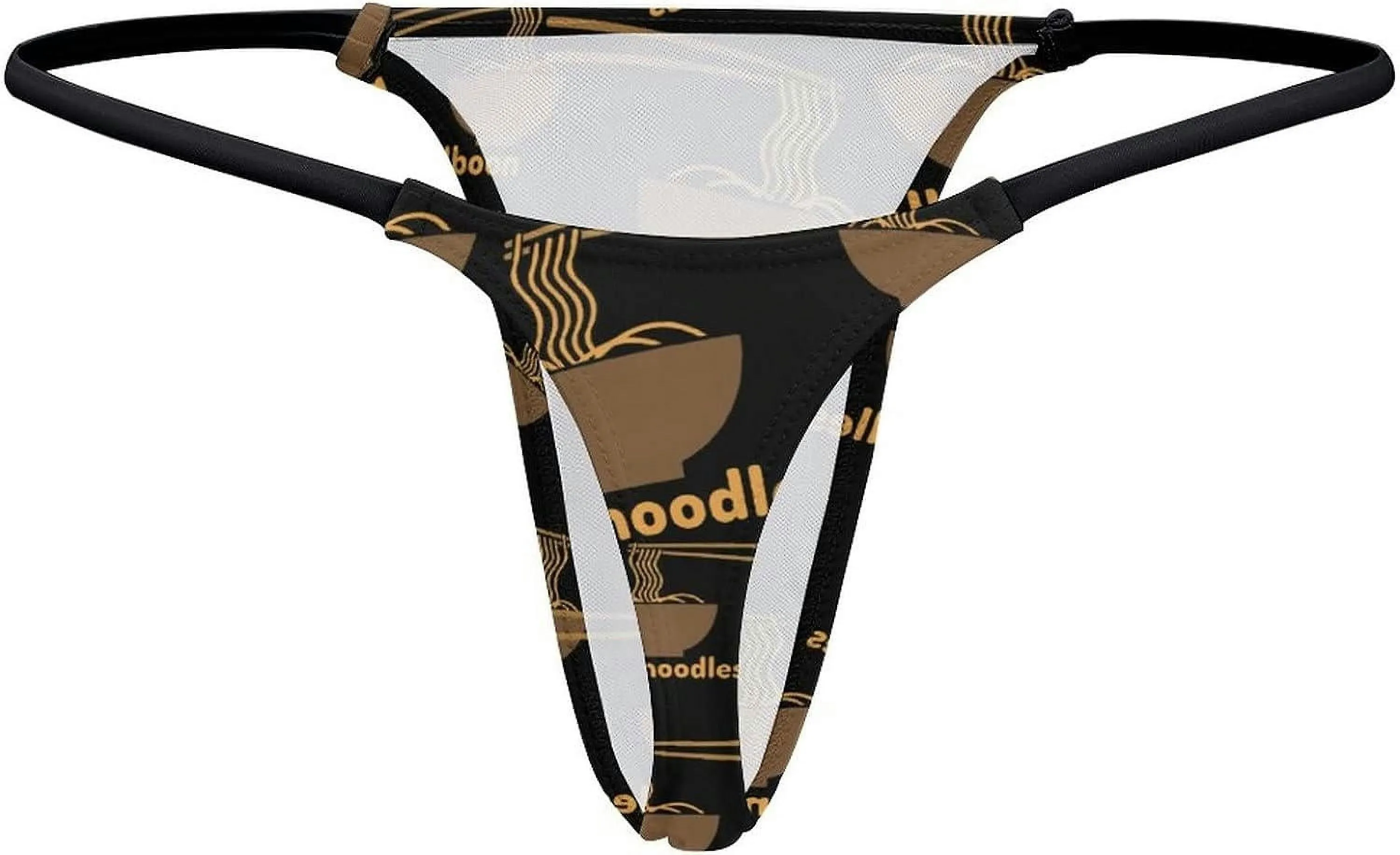 Japanese Ramen Noodles G-String Thongs Women's T-Back Underwear Panty-WE584