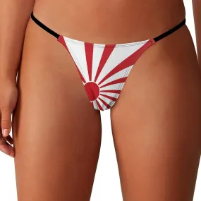 Japanese Rising Sun Flag G-String Thongs Women's T-Back Underwear Panty-WE492