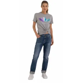 Jean Stretch Para Mujer Tshirt Replay 52749