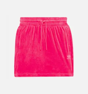 Jeremy Scott Pink Velour Skirt - Women's Skirt | Shop Online