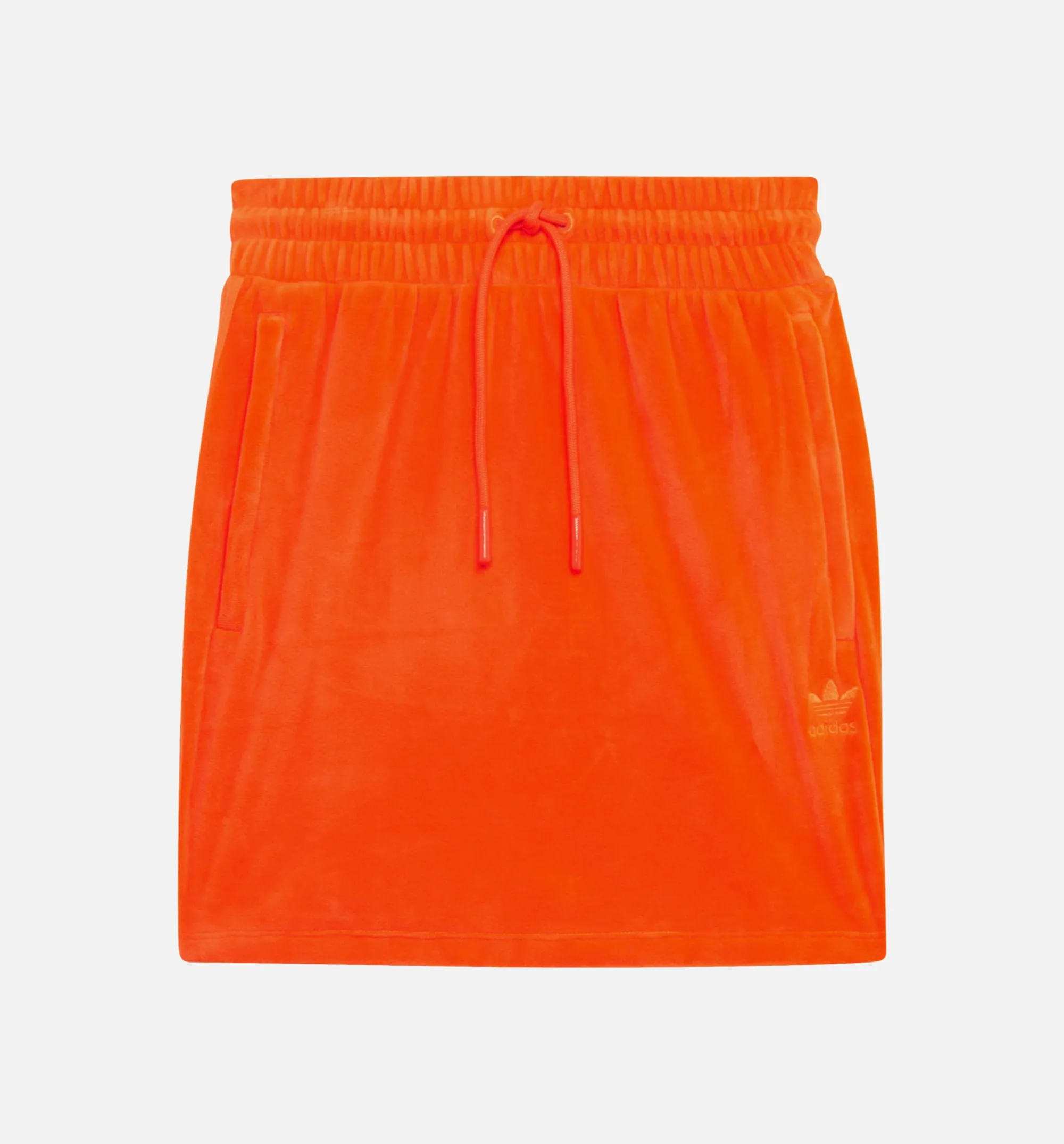 Jeremy Scott Women's Orange Velour Skirt